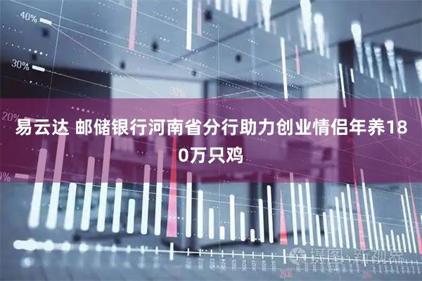 易云达 邮储银行河南省分行助力创业情侣年养180万只鸡