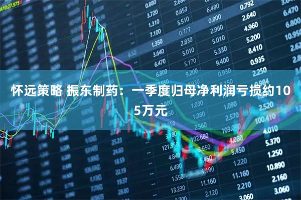 怀远策略 振东制药：一季度归母净利润亏损约105万元