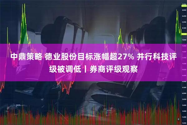 中鼎策略 德业股份目标涨幅超27% 并行科技评级被调低丨券商评级观察