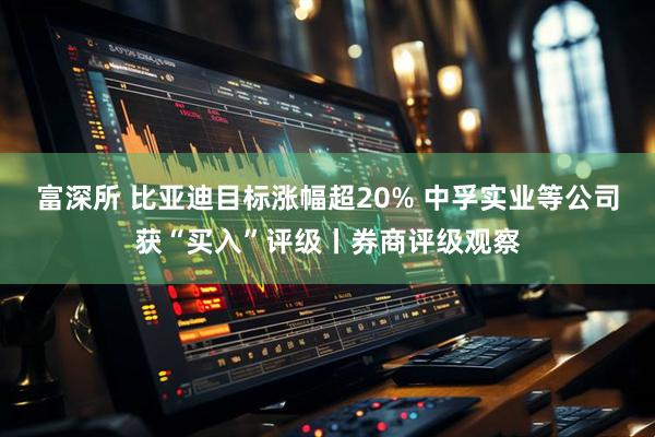 富深所 比亚迪目标涨幅超20% 中孚实业等公司获“买入”评级丨券商评级观察